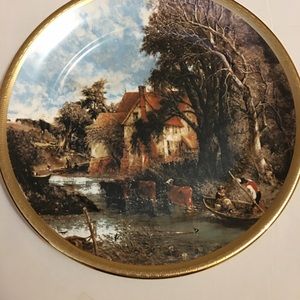 Vintage Wicklow Classic Art Collection-The Valley Farm-plate made in Ireland/121